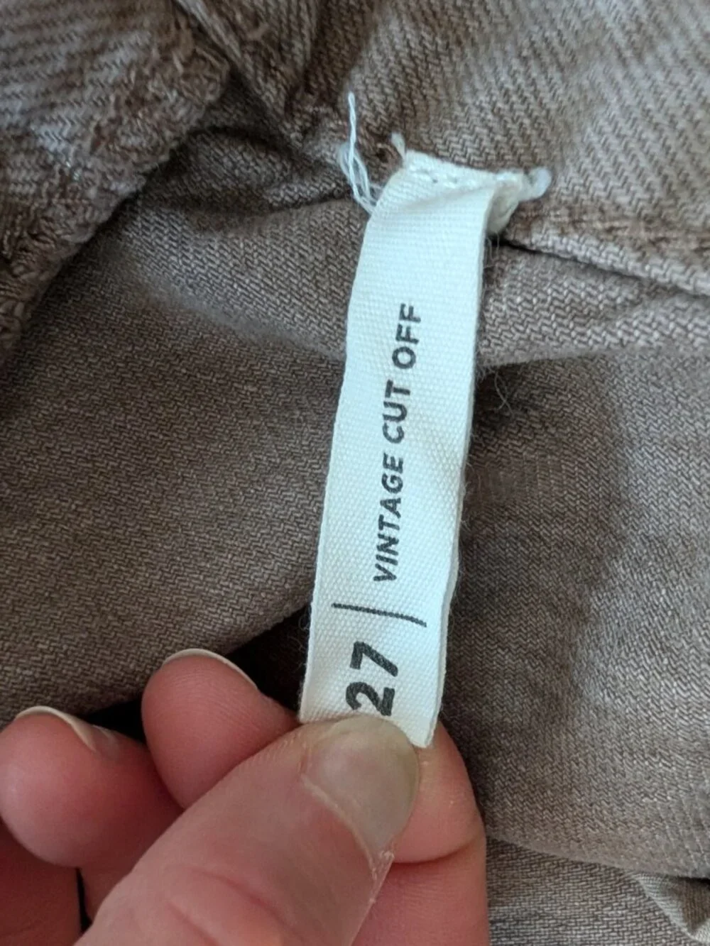 Pacsun brown denim shorts 27